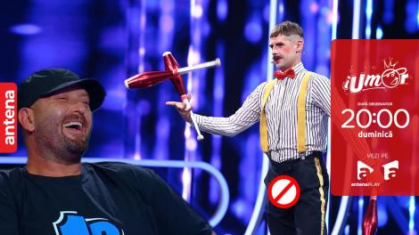 iUmor Sezonul 13, 6 noiembrie 2022. Edgar Falzar, jonglerii fără lenjerie intimă!