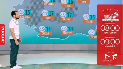 Super Neatza, 7 noiembrie 2022. Vremea cu Ramona Olaru: Temperaturile rămân ridicate, dar apar și ploile