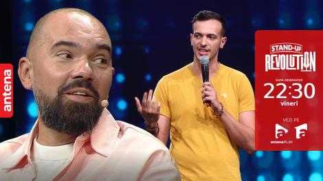 Stand-up Revolution | Sezonul 2, 11 noiembrie 2022. Vlad Bieltz, concurentul care a fost dat afară de la munca în folosul comunității