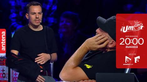 iUmor Sezonul 13, 13 noiembrie 2022. Adrian Mihai Borândel a urcat pe scenă cu mâna în ghips!