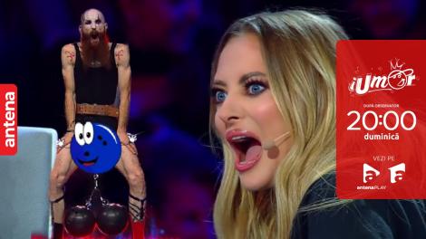 iUmor sezonul 13, 13 noiembrie 2022. Morten The Maniac a făcut din trupul său un instrument de agățat obiecte periculoase