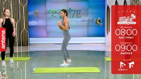 Neatza de Weekend, 13 noiembrie 2022. Fitness cu Diana Stejereanu: antrenament cardio