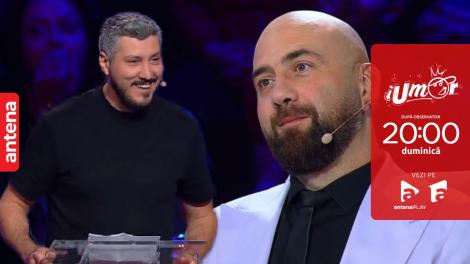 iUmor Sezonul 13, 13 noiembrie 2022. Sorin Pârcălab a acceptat provocarea de a-l lua la ”roast” pe juratul Vio