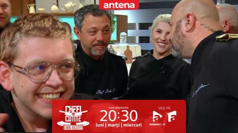 Chefi la cuțite | Sezonul 10, 15 noiembrie 2022. Un concurent din echipa lui Scărlătescu, salvat de la eliminare de amuleta supremă