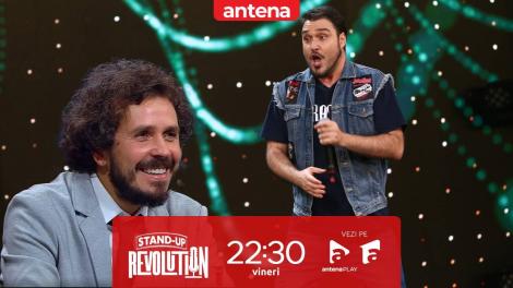 Stand-up Revolution | Sezonul 2, 18 noiembrie 2022.  Alexandru Arnăutu Vraciu îl imită perfect pe Adrian Despot