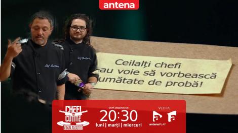 Chefi la cuțite | Sezonul 10, 21 noiembrie 2022. Amuleta lui Scărlătescu i-a lăsat ”muți” pe Sorin Bontea și Florin Dumitrescu
