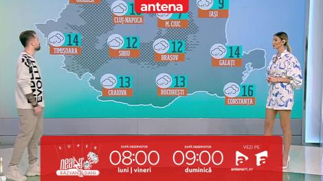 Super Neatza, 23 noiembrie 2022. Prognoza Meteo: Zonele unde se anunță ploaie