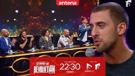 Stand-Up Revolution sezonul 2, 25 noiembrie 2022. Alex Dobrotă, număr de stand-up comedy de senzație!