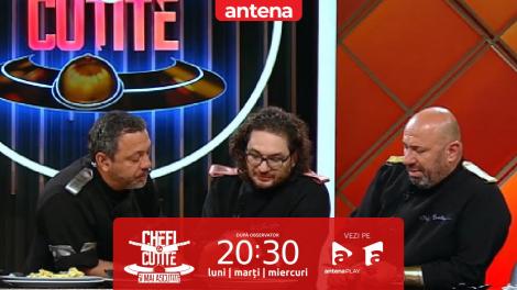Chefi la cuțite | Sezonul 10, 28 noiembrie 2022. Surpriza trăită de chefi la degustare. Ce au descoperit sub unul dintre cloșuri