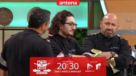 Chefi la cuțite | Sezonul 10, 28 noiembrie 2022. Au ieșit scântei între Scărlătescu și Dumitrescu! Ce replici „acide” și-au aruncat