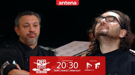 Chefi la cuțite | Sezonul 10, 28 noiembrie 2022. Ce echipe au intrat la duel. Sorin Bontea, reacție nervoasă ce i-a adus o „accidentare”