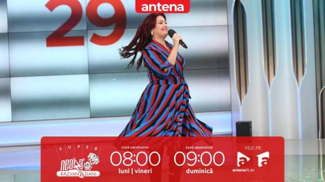 Super Neatza, 29 noiembrie 2022. Rona Hartner canta piesa "Foaie Verde de Dollar"