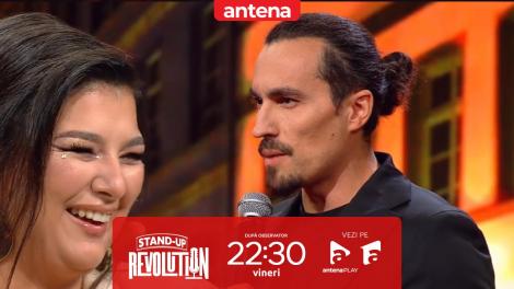 Stand-up Revolution | Sezonul 2, 2 decembrie 2022. Mincu i-a „binedispus” pe jurați! Cum a reacționat soția sa, Maria Popovici