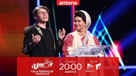 iUmor | Gala Premiilor Muzicale, 11 decembrie 2022. Ionuț Rusu și Paula Chirilă au făcut senzație în pielea lui Fuego și a Irinei Loghin