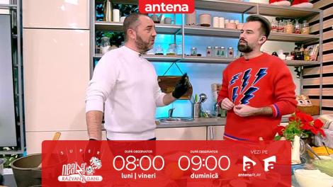 Super Neatza, 19 decembrie 2022. Chef Radu Darie a gătit ruladă cu nuci