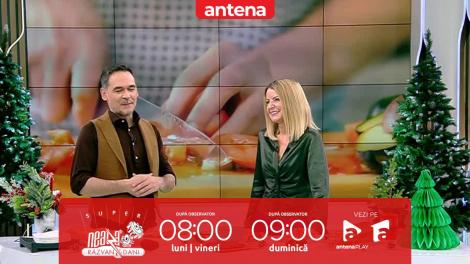 Super Neatza, 19 decembrie 2022. Sfaturi pentru un Crăciun cu mâncăruri sănătoase