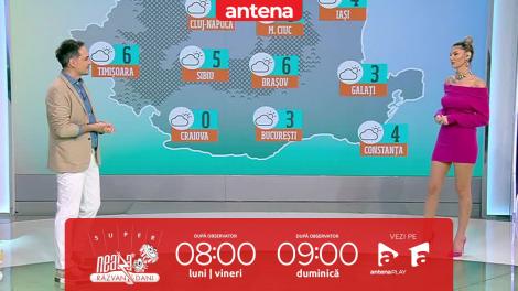 Super Neatza, 20 decembrie 2022. Vremea cu Ramona Olaru: Unde se anunță raze de soare