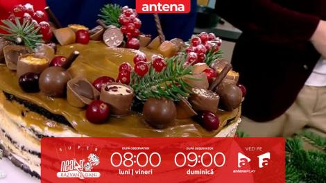 Super Neatza, 23 decembrie 2022. Rețeta lui Vlăduț: Tort Mascarpone Caramel