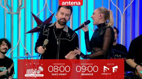Super Neatza de Revelion, 31 decembrie 2022. Ilona Brezoianu și Florin Ristei au interpretat piesa „You're the one that I want”