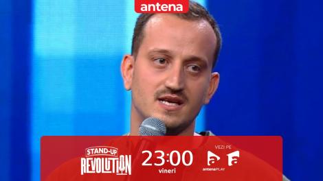 Finala Stand-Up Revolution sezonul 2, 30 decembrie 2022. Mane Voicu a urcat pe scenă și a povestit întâmplări comice din viața sa