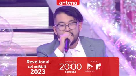 Revelionul cel neBUN 2023. Rikito a pus mâna pe microfon și s-a apucat de cântat!