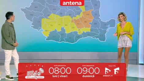 Super Neatza, 11 ianuarie 2023. Vremea cu Ramona Olaru: Precipitații în toate zonele din țară