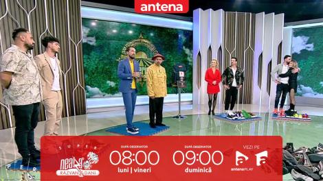 Super Neatza, 15 ianuarie 2023. Jocul ”Ștafeta cu papuci” cu vedete din Asia Express