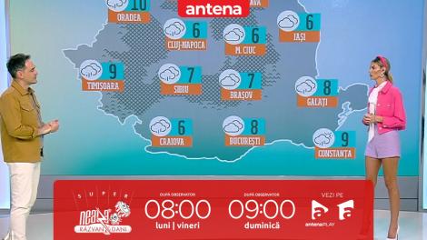 Super Neatza, 16 ianuarie 2023. Vremea cu Ramona Olaru: Temperaturi crescute pentru această perioadă a anului