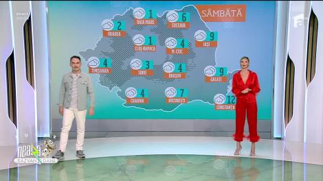 Super Neatza, 19 ianuarie 2023. Vremea cu Ramona Olaru: Cod galben de precipitatii