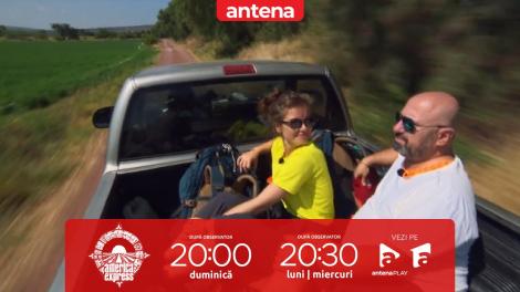 America Express, 22 ianuarie 2023. Cum au reacționat Cătălin Scărlătescu și Doina Teodoru când au văzut că șoferul se abate de la drumul principal