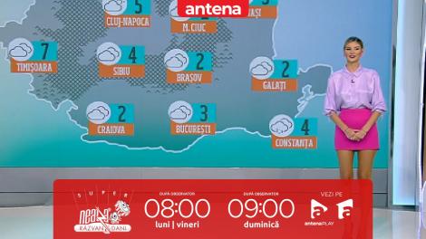 Super Neatza, 24 ianuarie 2023. Vremea cu Ramona Olaru: Valori peste mediile perioadei în centru și nord-vest