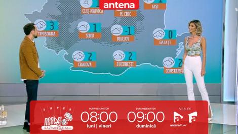 Super Neatza, 25 ianuarie 2023. Vremea cu Ramona Olaru: Temperaturi de iarnă în toate regiunile ţării