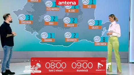 Super Neatza, 26 ianuarie 2023. Vremea cu Ramona Olaru: Temperaturile au ajuns în normalul perioadei