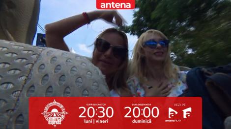 America Express, 30 ianuarie 2023. Andreea Bălan și Andreea Antonescu au fost „răsfățate” de un șofer