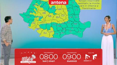 Super Neatza, 2 februarie 2023. Vremea cu Ramona Olaru: Weekend cu ninsori pe tot teritoriul țării