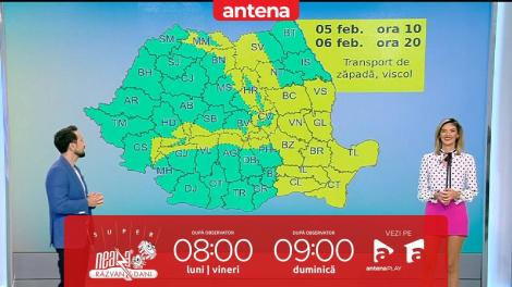 Super Neatza, 6 februarie 2023. Vremea cu Ramona Olaru: se anunță ger!