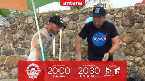 America Express, 6 februarie 2023. Bordea și Cortea, moment tensionat pe plajă. Cei doi comedianți au avut un schimb de replici ironice