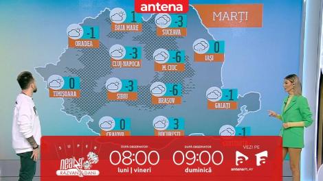 Super Neatza, 7 februarie 2023. Vremea cu Ramona Olaru: Vreme geroasă dimineața și seara