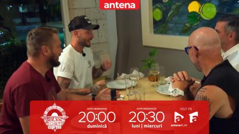 America Express, 8 februarie 2023. Bordea și Cortea au participat la aniversarea lui Ovidiu Buta. Ce cadou au improvizat
