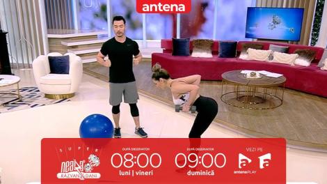 Super Neatza, 9 februarie 2023. Fitness cu Flavius Ursachi: top 5 exerciții pentru o postură mai bună