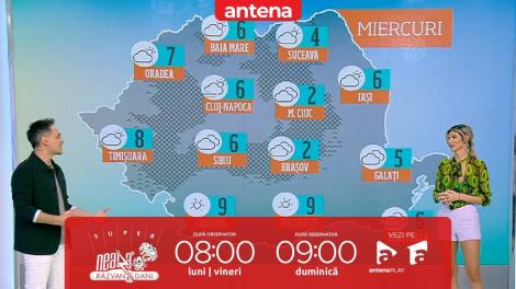 Super Neatza, 15 februarie 2023. Vremea cu Ramona Olaru: soarele va fi prezent în mare parte din țară