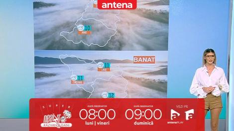 Super Neatza, 16 februarie 2023. Vremea cu Ramona Olaru: Temperaturi ridicate în majoritatea regiunilor din țară