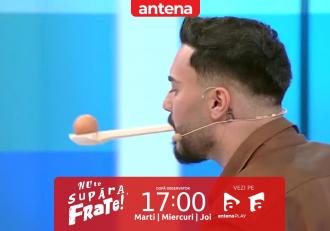 Nu te supăra, frate!, 17 februarie 2023. Eliza Natanticu și Jador, duel inedit. Cine a câștigat jocul cu ouă!