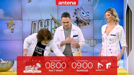 Super Neatza, 17 februarie 2023. Profesorii trăsniți: Spooky, experiment inedit cu ingrediente din bucătărie