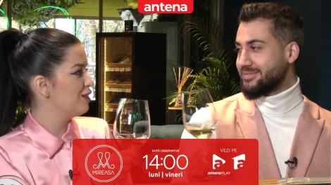Mireasa Sezonul 7, 24 februarie 2022. Sabrina și Dima au câștigat un date! Cei doi au participat la o degustare de vinuri