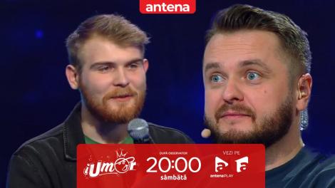 iUmor sezonul 14, 25 februarie 2023. Tudor Costina, revenire impresionantă pe scenă! Nelu Cortea s-a regăsit în povestea lui