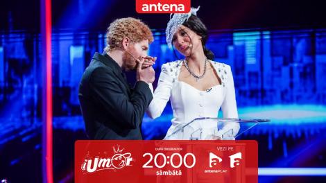 iUmor sezonul 14, 25 februarie 2023. Monica Odagiu și George Tănase au acceptat provocarea rubricii „Dacă aș fi președinte“! Pe cine au interpretat