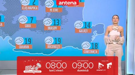 Neatza de Weekend, 26 februarie 2023. Meteo: Zi însorită și caldă în sudul țării. Viscol și ninsoare în nord și vest