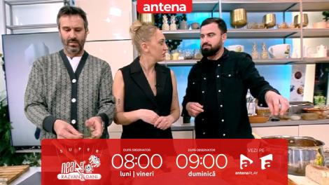 Neatza de Weekend, 26 februarie 2023. Rețetele lui Nicolai Tand și Cătălin Rizea: șalău cu garnitură de crema de roșii și sarmale de post