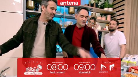 Super Neatza, 28 februarie 2023. Rețeta lui Nicolai Tand: Plăcinte umplte cu cartofi, spanac și varză